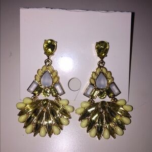 Vintage Pastel‎ yellow earrings